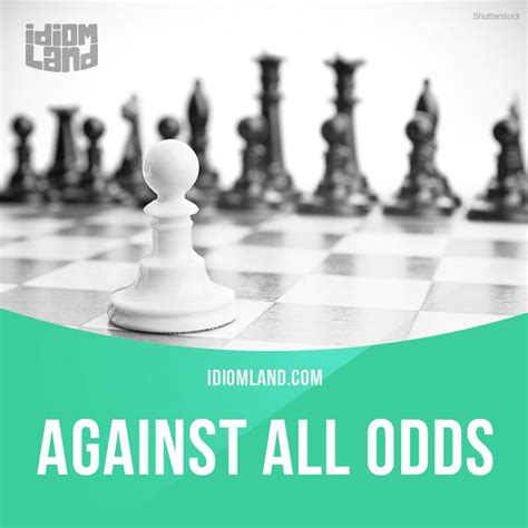 against all odds meaning